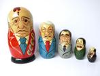 5 delig vintage matroesjka Russische leiders 17,5cm-------25, Verzamelen, Beelden en Beeldjes, Verzenden, Gebruikt, Overige typen