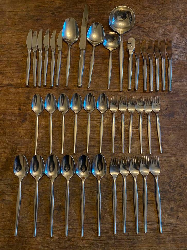 Gero Zilduro Romanti (model 730), 6 persoons RVS bestek, Huis en Inrichting, Keuken | Bestek, Rvs of Chroom, Ophalen of Verzenden