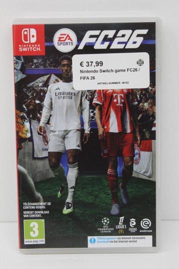 Nintendo Switch game FC26 / FIFA 26 - nieuwstaat! beschikbaar voor biedingen