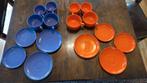 mepal melamine camping servies vintage, Ophalen, Gebruikt, Paars