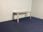 15 x Vergadertafel Unifor, bruin eiken blad, 160 x 80 cm., Ophalen, Gebruikt