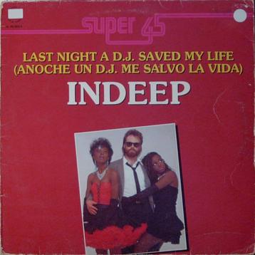 Indeep –Last Night A D.J. Saved My Life 1983, disco/funk 12" beschikbaar voor biedingen