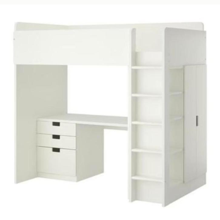 Hoogslaper, Ikea Stuva, Huis en Inrichting, Slaapkamer | Stapelbedden en Hoogslapers, Gebruikt, Hoogslaper, 90 cm, Eenpersoons