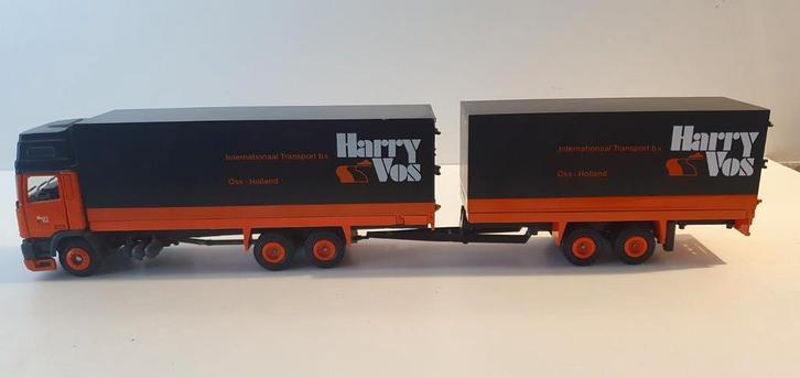 Tekno Topsleeper Vos Logistics Truck, Hobby en Vrije tijd, Modelbouw | Auto's en Voertuigen, Zo goed als nieuw, Truck, 1:50 of kleiner