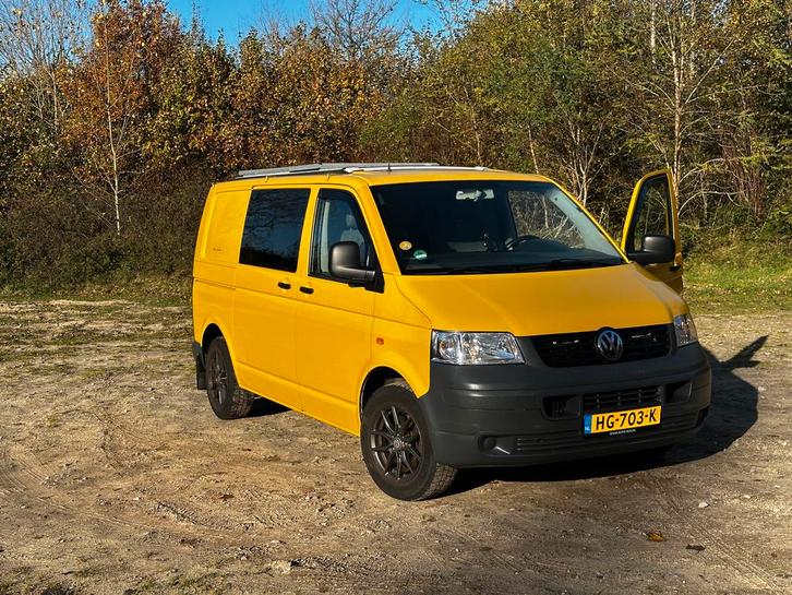 Volkswagen transporter T5 1.9TDI Camper, Caravans en Kamperen, Campers, Particulier, tot en met 2, Buscamper of Camperbus, Volkswagen