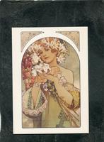 Ansicht Alfons Mucha - Flower, Verzamelen, Ansichtkaarten | Themakaarten, Verzenden, 1980 tot heden, Ongelopen