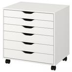2x nieuwe IKEA Alex Ladekast - 6 Laden - Wit, Huis en Inrichting, Ophalen, Kunststof, 5 laden of meer, 50 tot 100 cm