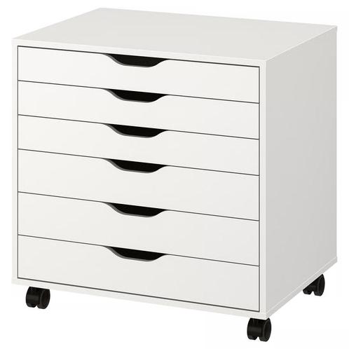 2x nieuwe IKEA Alex Ladekast - 6 Laden - Wit, Huis en Inrichting, Kasten | Ladekasten, Zo goed als nieuw, Minder dan 100 cm, 50 tot 100 cm