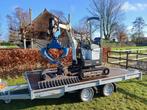 Minikraan Bobcat E10 complete set op nieuwe multitransporter, Ophalen of Verzenden, Graafmachine