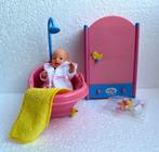 Mini baby born badkamer in goede staat, Kinderen en Baby's, Speelgoed | Poppen, Ophalen of Verzenden, Zo goed als nieuw, Babypop