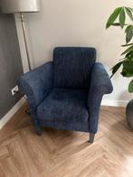 2 blauwe Fauteuils, Huis en Inrichting, Fauteuils, Ophalen, Gebruikt, 75 tot 100 cm, 75 tot 100 cm