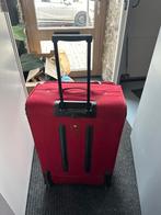 Rode Stoffen Koffer - 70x45x25 cm, Sieraden, Tassen en Uiterlijk, Koffers, Overige materialen, Gebruikt, 45 tot 55 cm, Ophalen of Verzenden