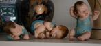 3 verschillende baby beeldjes A. Lucchesi., Gebruikt, Ophalen of Verzenden, Mens