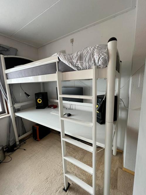 Hoogslaper, Huis en Inrichting, Slaapkamer | Stapelbedden en Hoogslapers, Gebruikt, Hoogslaper, 90 cm, 200 cm, Eenpersoons, Ophalen of Verzenden