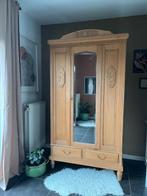 Vintage eiken kleding linnen kast art deco kind baby leg, Ophalen, 200 cm of meer, 150 tot 200 cm, Eikenhout