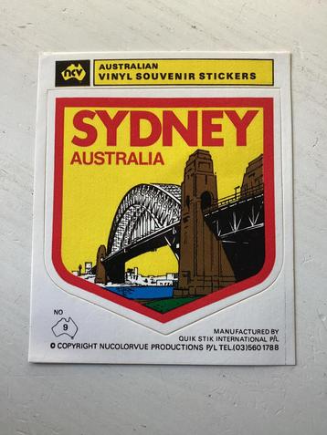 Sticker Sydney Australia beschikbaar voor biedingen