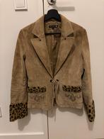 Carnaval jasje met panterprint en glitters, Kleding | Dames, Maat 38/40 (M), Bruin, Ophalen of Verzenden, Jasje