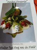 Patroon aardbeien hangertje, Hobby en Vrije tijd, Vilt, Ophalen of Verzenden, Zo goed als nieuw, Boek of Patroon