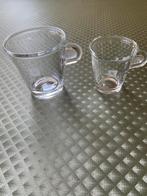 Nespresso Lungo en Espresso glazen kopjes, Huis en Inrichting, Keuken | Servies, Ophalen of Verzenden, Overige stijlen, Kop(pen) en/of Schotel(s)