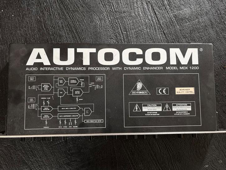 Behringer Autocom MDX 1200 Compressor, Muziek en Instrumenten, Soundmodules, Gebruikt, Overige merken, Ophalen of Verzenden