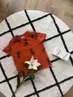 ZGAN oranje grijs Hema hond print t-shirt top shirt 86 92, Jongetje of Meisje, Ophalen of Verzenden, Zo goed als nieuw, Hema