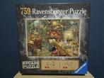 759 Ravensburger Escape Puzzle De heksenkeuken, Ophalen of Verzenden, 500 t/m 1500 stukjes, Zo goed als nieuw, Legpuzzel