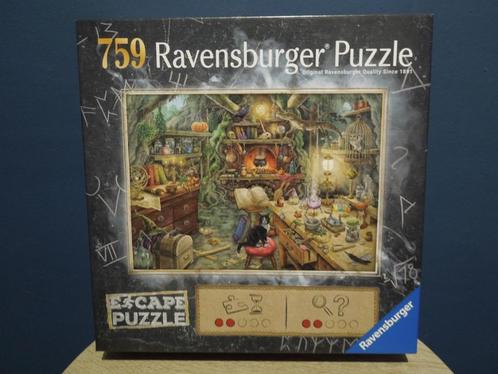 759 Ravensburger Escape Puzzle De heksenkeuken, Hobby en Vrije tijd, Denksport en Puzzels, Zo goed als nieuw, Legpuzzel, 500 t/m 1500 stukjes
