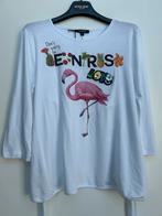 DENNY ROSE top wit met print en versiersels mt M, Maat 38/40 (M), Italie, -, Verzenden