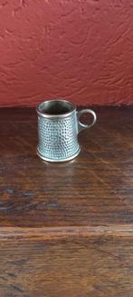 Kannetje, koper/ brons?, hoogte 5 cm., Ophalen of Verzenden