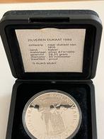 Zilveren Dukaat 1989 - Proof, Postzegels en Munten, Koningin Beatrix, Zilver, Losse munt, Overige waardes