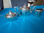 Zilveren  art deco Theeservies - 3 Delig, Antiek en Kunst, Antiek | Goud en Zilver, Ophalen of Verzenden, Zilver