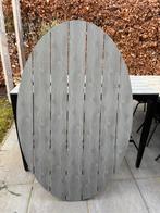 Cyprus nieuw ovale polywood tafelblad 180 cm (Grey, Ophalen, Eettafel, Nieuw, Tuinset