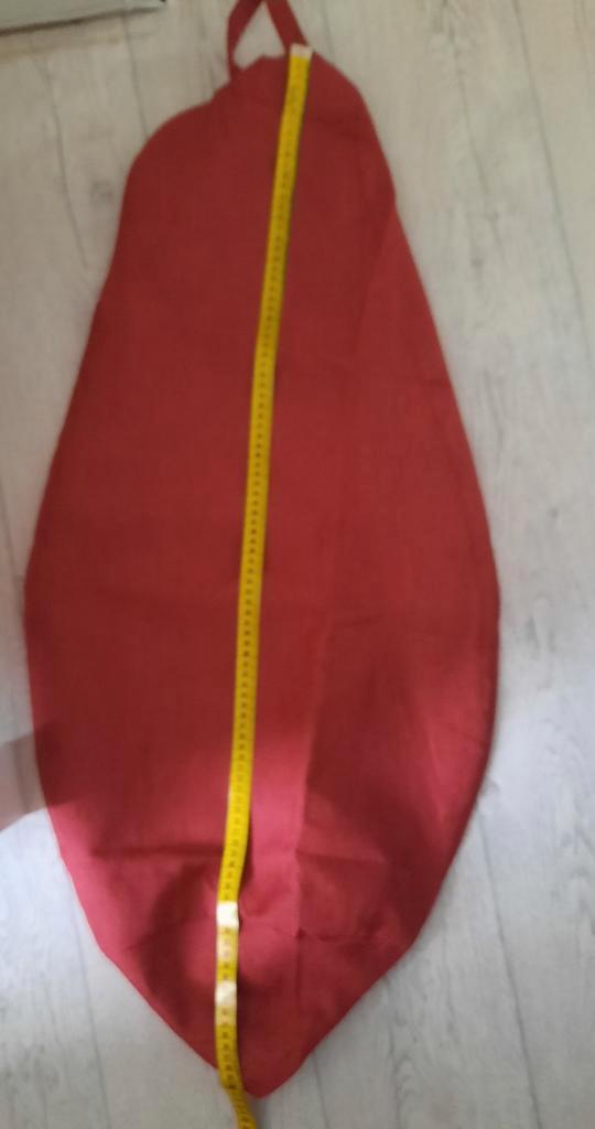 2x Zitzak Hoes - Rood/Blauw - Zelf Vullen!, Huis en Inrichting, Zitzakken, Zo goed als nieuw, Zitzak, Overige kleuren, Ophalen of Verzenden