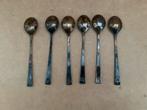 Douwe Egberts theelepels 6 stuks, Antiek en Kunst, Antiek | Bestek, Ophalen