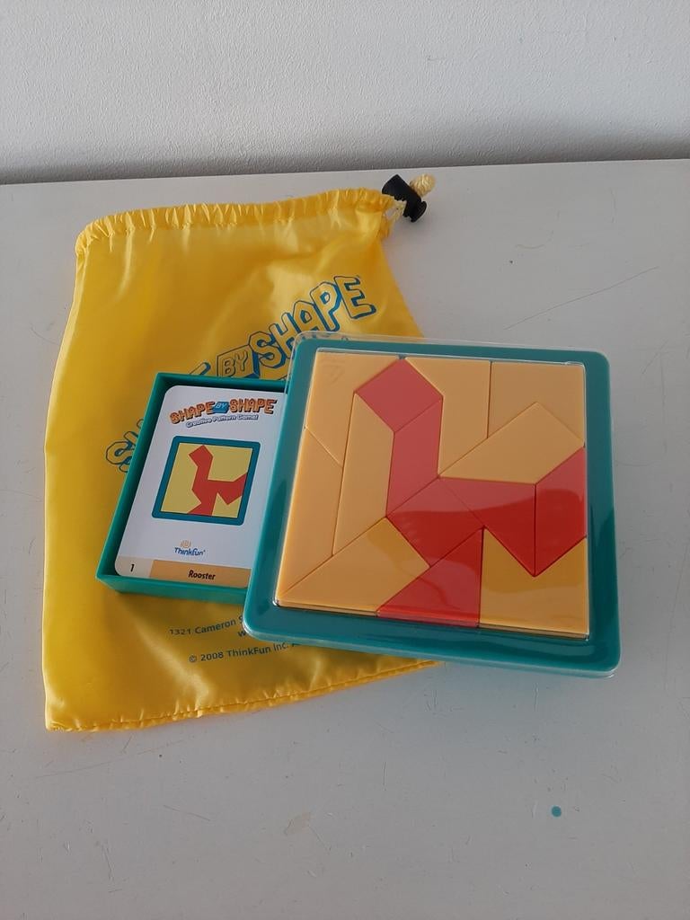 Thinkfun Shape by shape, Hobby en Vrije tijd, Gezelschapsspellen | Bordspellen, Een of twee spelers, Ophalen, Zo goed als nieuw