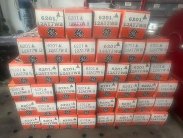 41x  GENERAL ELECTRIC 6201 / 12AT7WB VACUUM TUBE N.O.S. beschikbaar voor biedingen