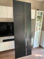 Twee zwarte deuren voor PAX kast 75 cm breed, Huis en Inrichting, Kasten | Kledingkasten, Ophalen, Zo goed als nieuw, 50 tot 100 cm