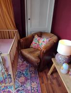 Leren fauteuils, Ophalen, Zo goed als nieuw, 75 tot 100 cm, 50 tot 75 cm
