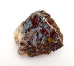 Mineraal chalcopyriet met kwarts bruin met groen 2895-m, Ophalen of Verzenden, Mineraal