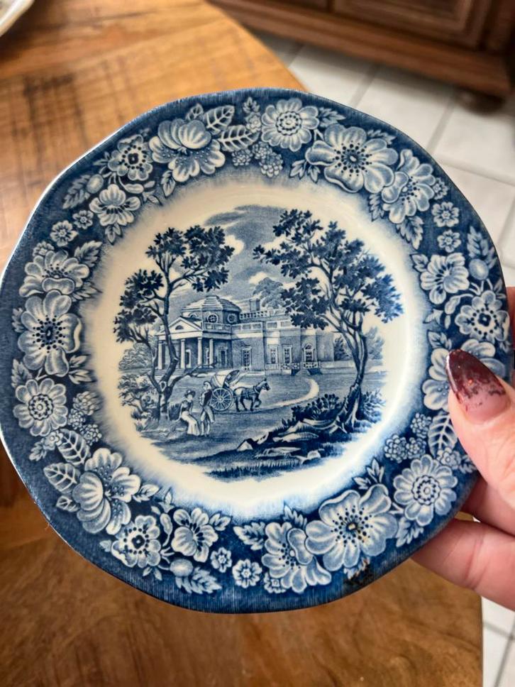 Myott Little Mail Gebaksset - Antiek Engels Servies, Antiek en Kunst, Antiek | Schalen, Ophalen