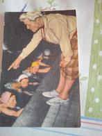 Blue Band Sportboek Kaart - Ma Braun geeft college, Ophalen of Verzenden, 1940 tot 1960, Ongelopen