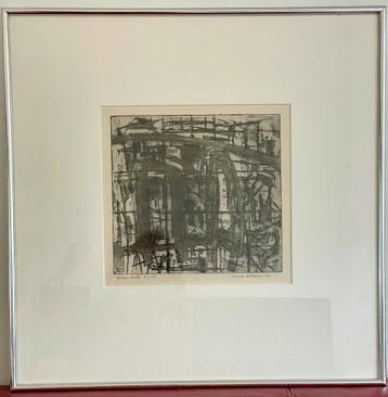 Karel Arkema - Ets/ Aquatint - Eigen Druk 1960 - Oplage 5/10 beschikbaar voor biedingen