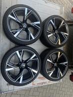 AUDI RS6 * 4k0 601 025 BL * 285/30 R 22 INCH VELGEN | PIRELL, Gebruikt, 285 mm, Banden en Velgen, Overige maten