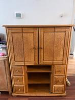 Houten Kast met deurtjes en lades, Antiek en Kunst, Antiek | Meubels | Kasten, Ophalen