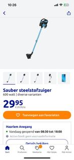 vacuum cleaner vacuum, Ophalen, Stofzuiger, Zo goed als nieuw, Minder dan 1200 watt