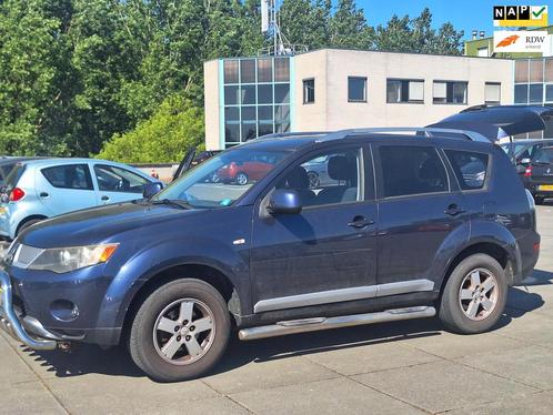 Mitsubishi Outlander €4650-2.4 Inspire Apk Trekhaak Airco, Auto's, Mitsubishi, Bedrijf, Te koop, Outlander, ABS, Airbags, Airconditioning