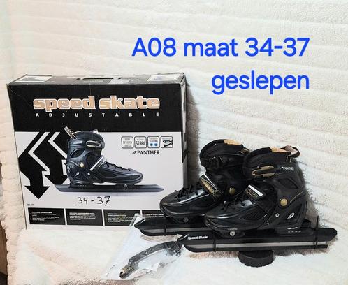 Panther verstelbare schaatsen maat 34-37 Geslepen, Sport en Fitness, Schaatsen, Gebruikt, Combinoren, Overige merken, Ophalen of Verzenden