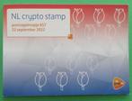 PZM Postzegelmapje 657 Crypto Stamp 2022 postfris BLAUW, Verzenden, Na 1940, Postfris