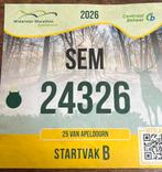 Startbewijs 25 km - Midwinter Marathon Apeldoorn, Eén persoon