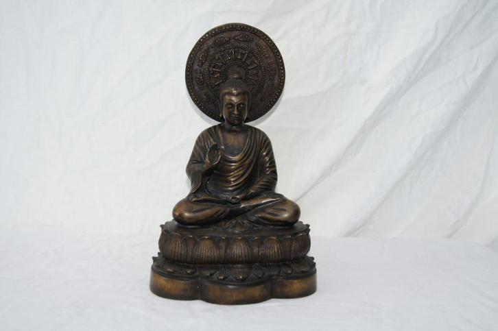 Boeddha beeld Brons / Gebetsmolen, Antiek en Kunst, Kunst | Beelden en Houtsnijwerken, Ophalen of Verzenden
